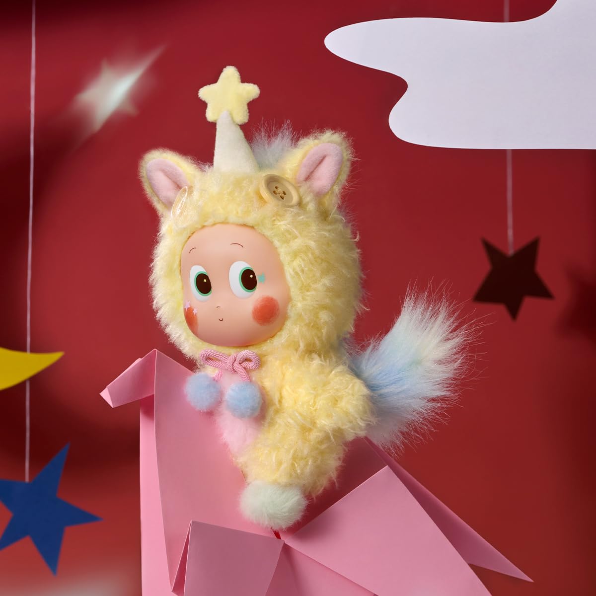 Amazon.com: POP MART Have a Good Run Series - Plush Pendant Blind
