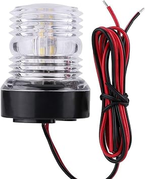 ISURE MARINE Boat Yacht Navigation Anchor Lights All Round 360 White 12V LED Daylight Waterproof Signal Lights