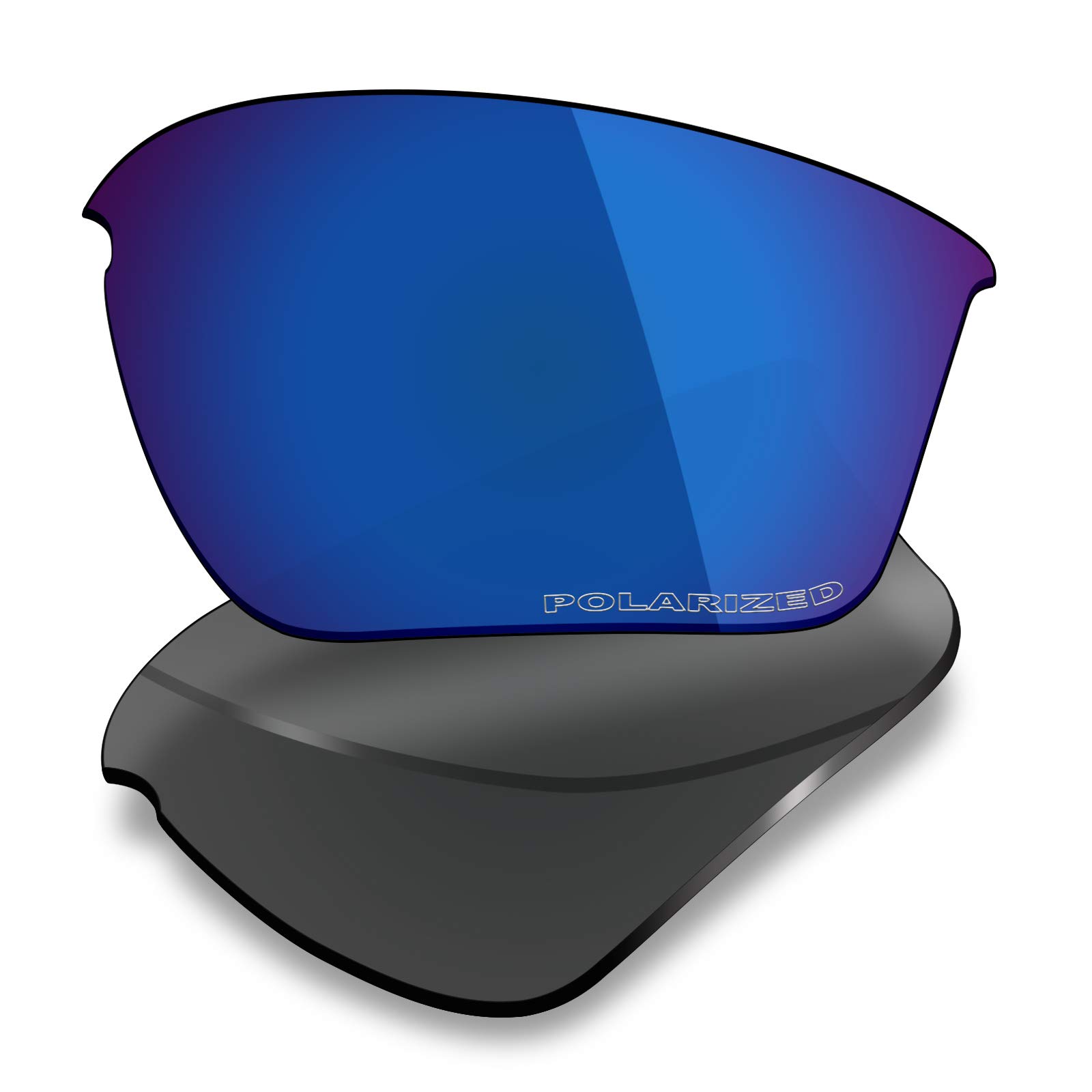 Mryok+ Polarized Replacement Lenses for Oakley Half Jacket 2.0 XL OO9154-62mm - Pacific Blue