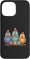 Vista 24 de Chicken: My Cluck Crew, Three Big Hens + Four Tiny Chicks Case for iPhone XR