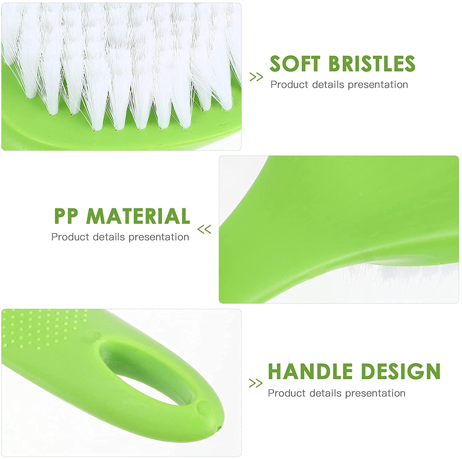 Cepillo Exfoliante, Mango Largo Depurador De Limpieza De Espalda De Baño Depurador De Limpieza De Espalda De Baño Cepillos De Baño Y Cuerpo (Color : Verde) (Verde)