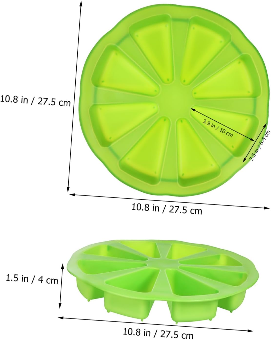 4pcs Silicone Cake Molds Nonstick Baking Trays for Cakes Chocolates and Treats Baking Tools and Versatile for Molding and Freezing