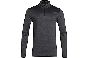 Men's Active Fitted Performance Quarter Zip Long Sleeve Spyder Pullover