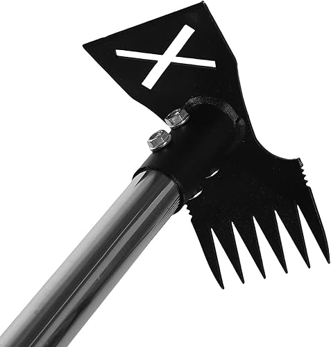 Miniatura 9 de ASHATA Weed Puller, 1.5m Long Handle Weed Remover Tool, Dandelion Removal Tool, Manual Weeder Remover Tool 2 in 1 and 6 Claws, Stand Up Garden Weed