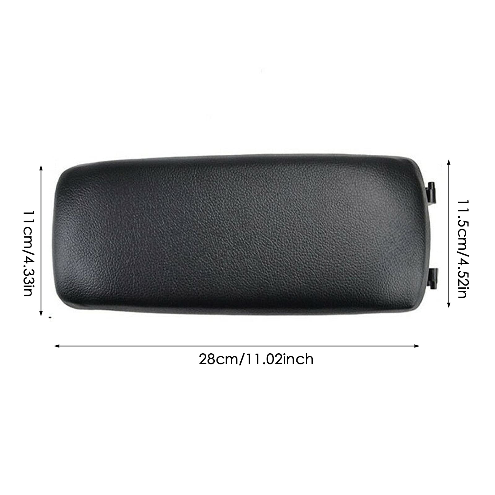Armlehne Mittelkonsole Aufbewahrungsbox Deckel Für A4 S4 A6 C5 2000-2005 schwarz