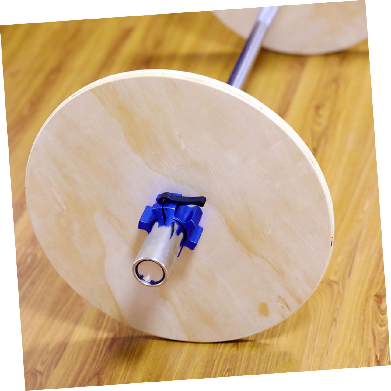 Toyvian Disco de Pesas de Madera Beige Fácil de Desmontar y Transportar para Entrenamiento de Rehabilitación Adecuado para Ejercicios de Fitness y Cambio de Peso