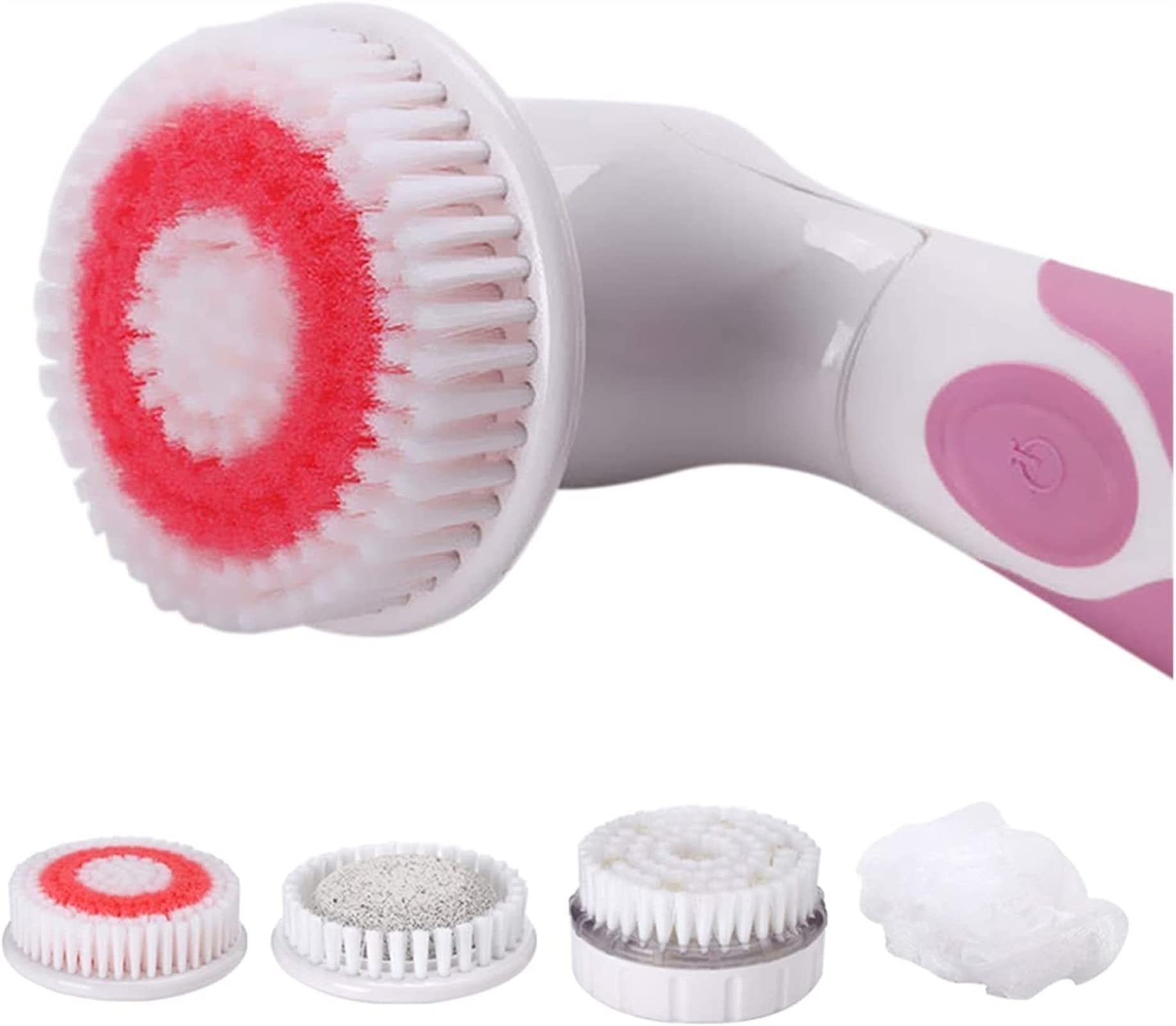 Cepillo de baño eléctrico Masaje Cepillo de Espalda Cepillo de Ducha con Mango Largo for Mujeres Hombres Ancianos