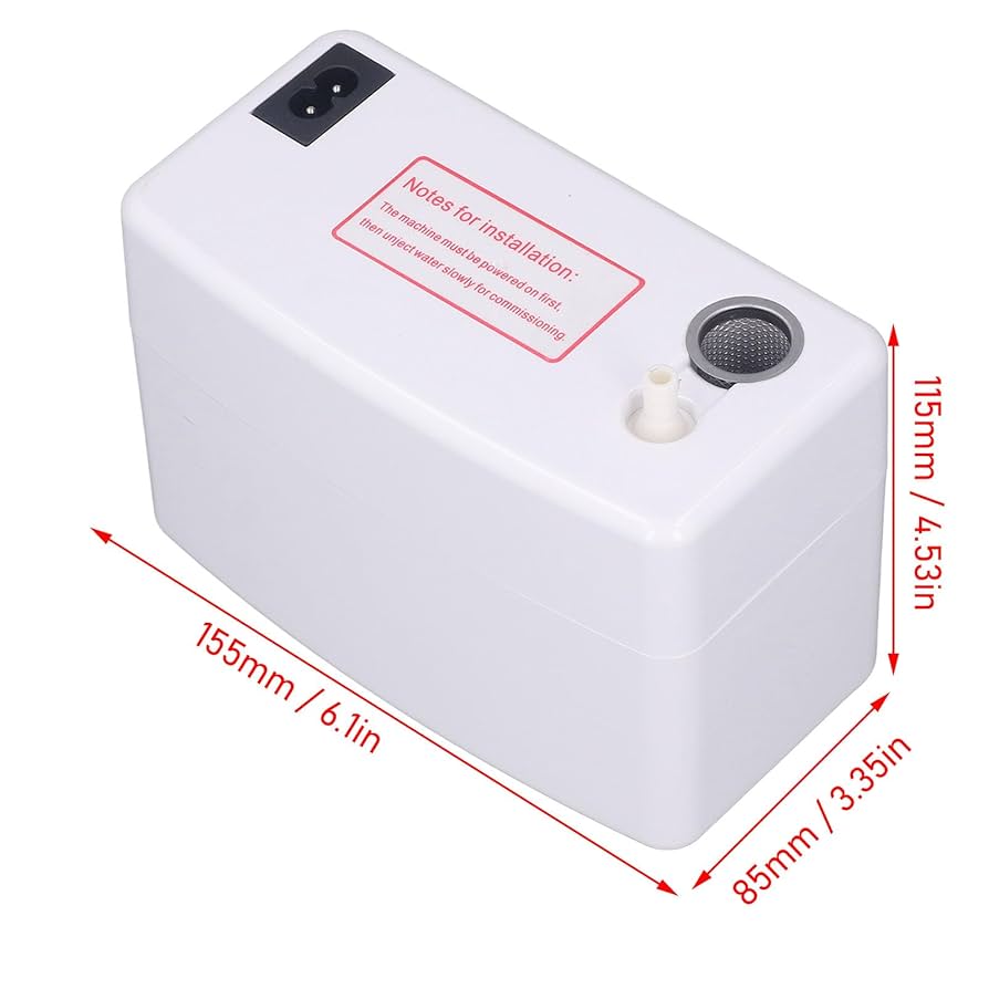 Condensate Pump, US 110V 60HZ Low Noise 200ml Water Tank