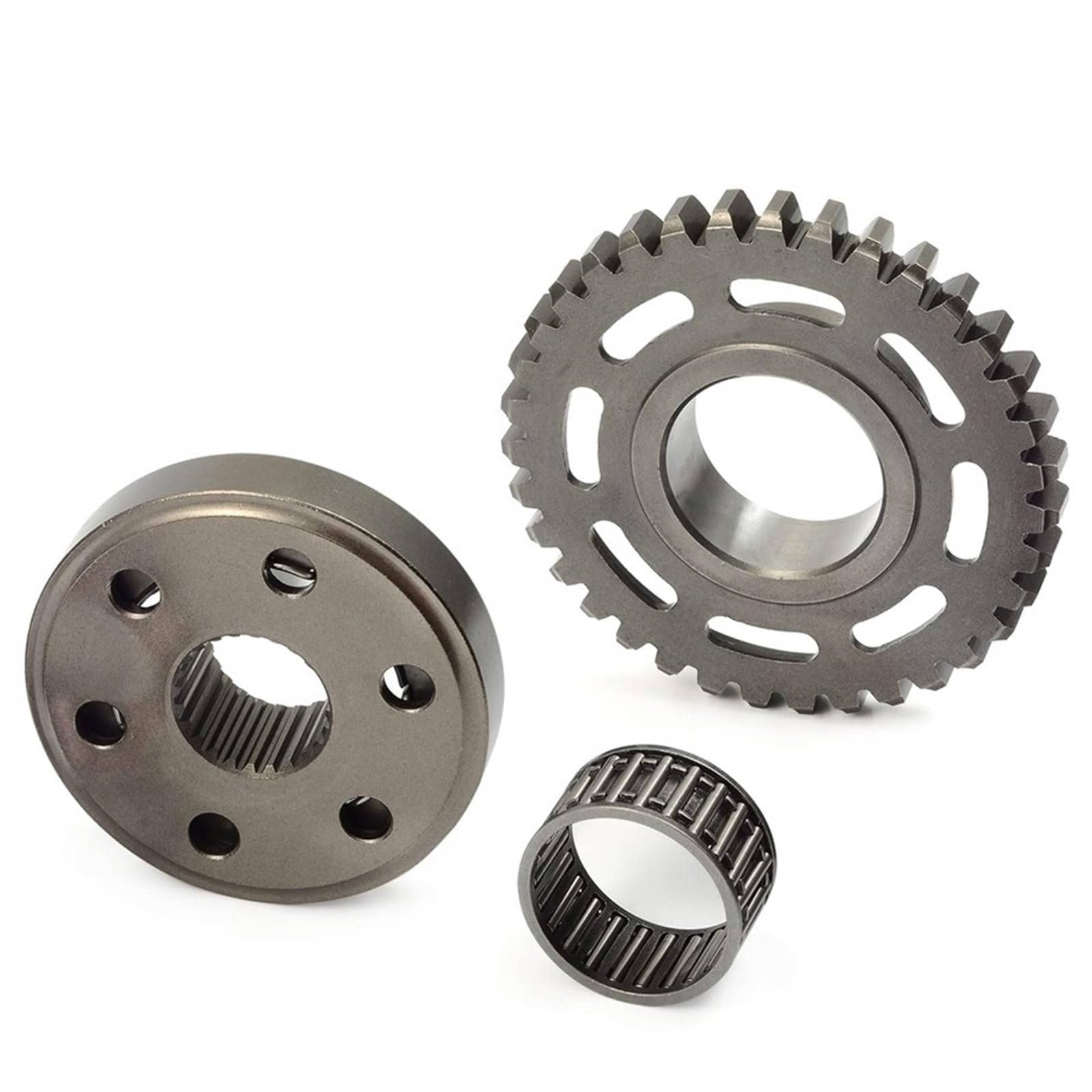 Embrague de arranque de motocicleta Embrague de arranque unidireccional y engranaje accionado compatibles con Honda TRX450, TRX450R, TRX450ER, CRF450X, CRF 450X (2004-2020). Conjunto de embrague
