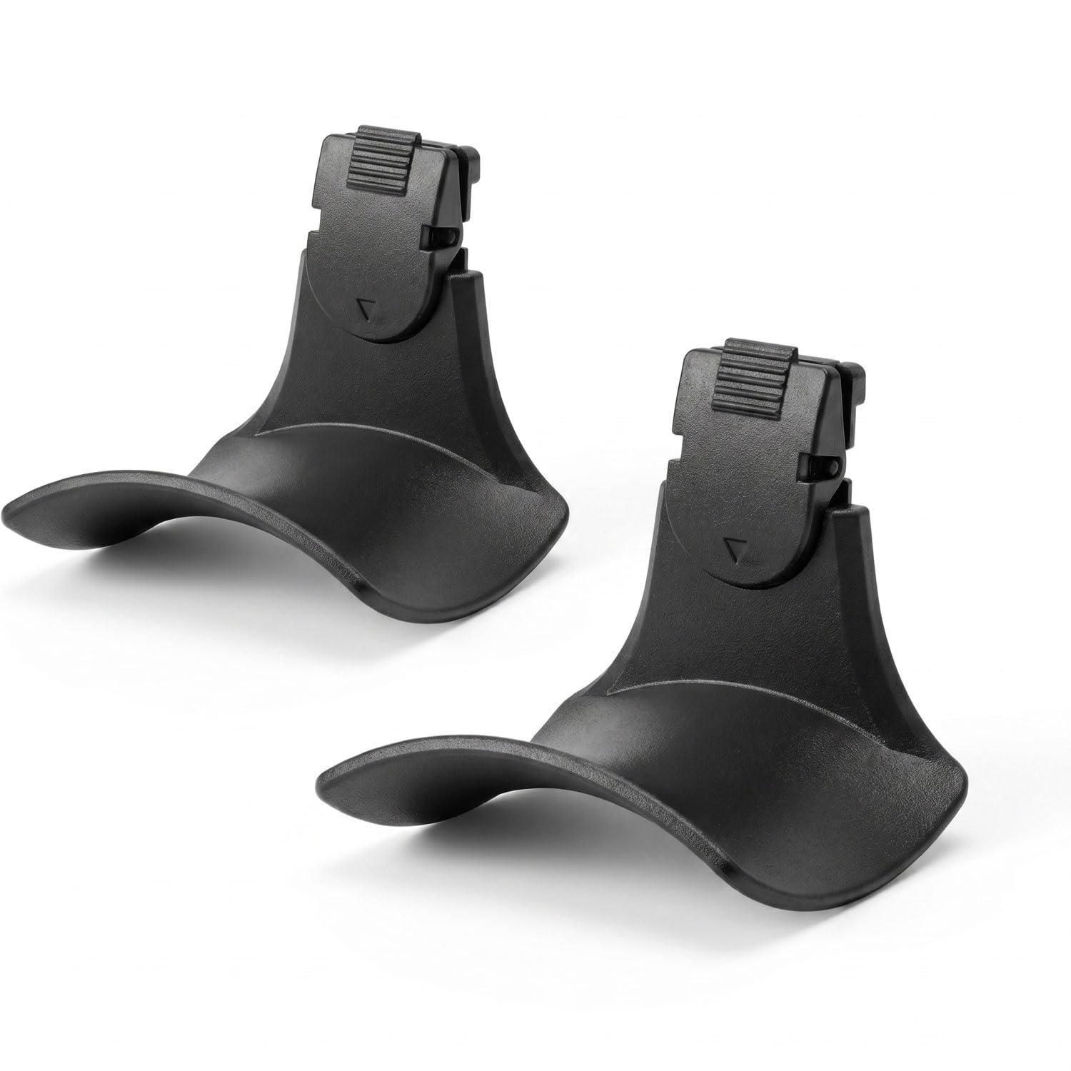 Fabric Wall Headphone Stand for Office, Cubicle Headphone Holder for Work Decor, Space-Saving Hanger Cubicle Accessories for Women Men Desk Organizer, Black (2 Pack)-image-8