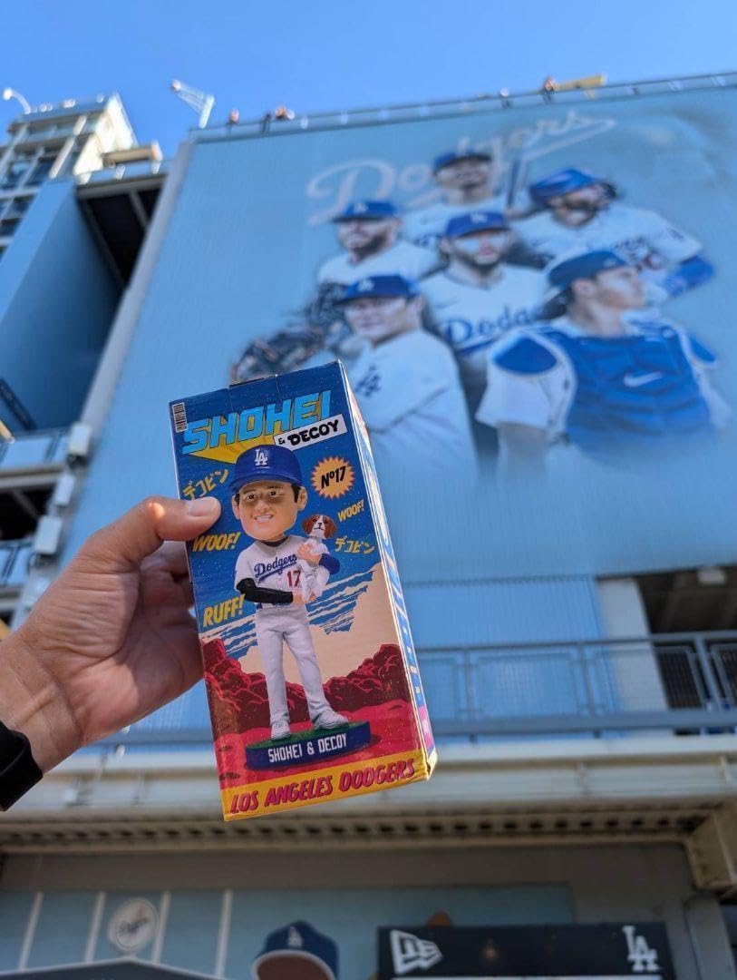 球場限定】8/28スタジアム限定 大谷翔平&デコピン ボブルヘッド ドジャース