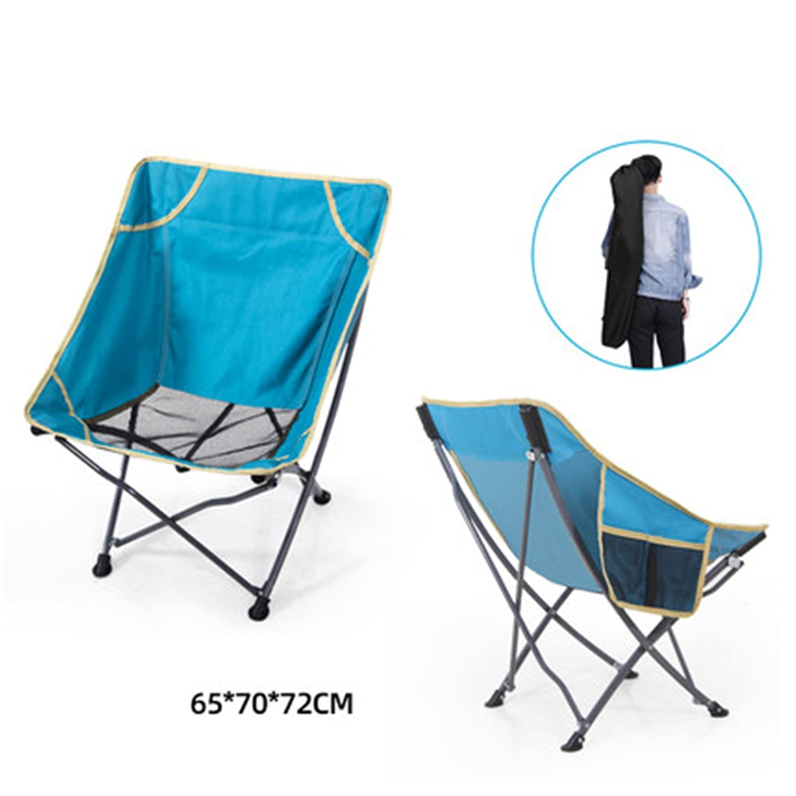 折り畳み式のアームチェア釣りチェア携帯用レジャーチェア屋外写生チェア ghj169-1.jpg