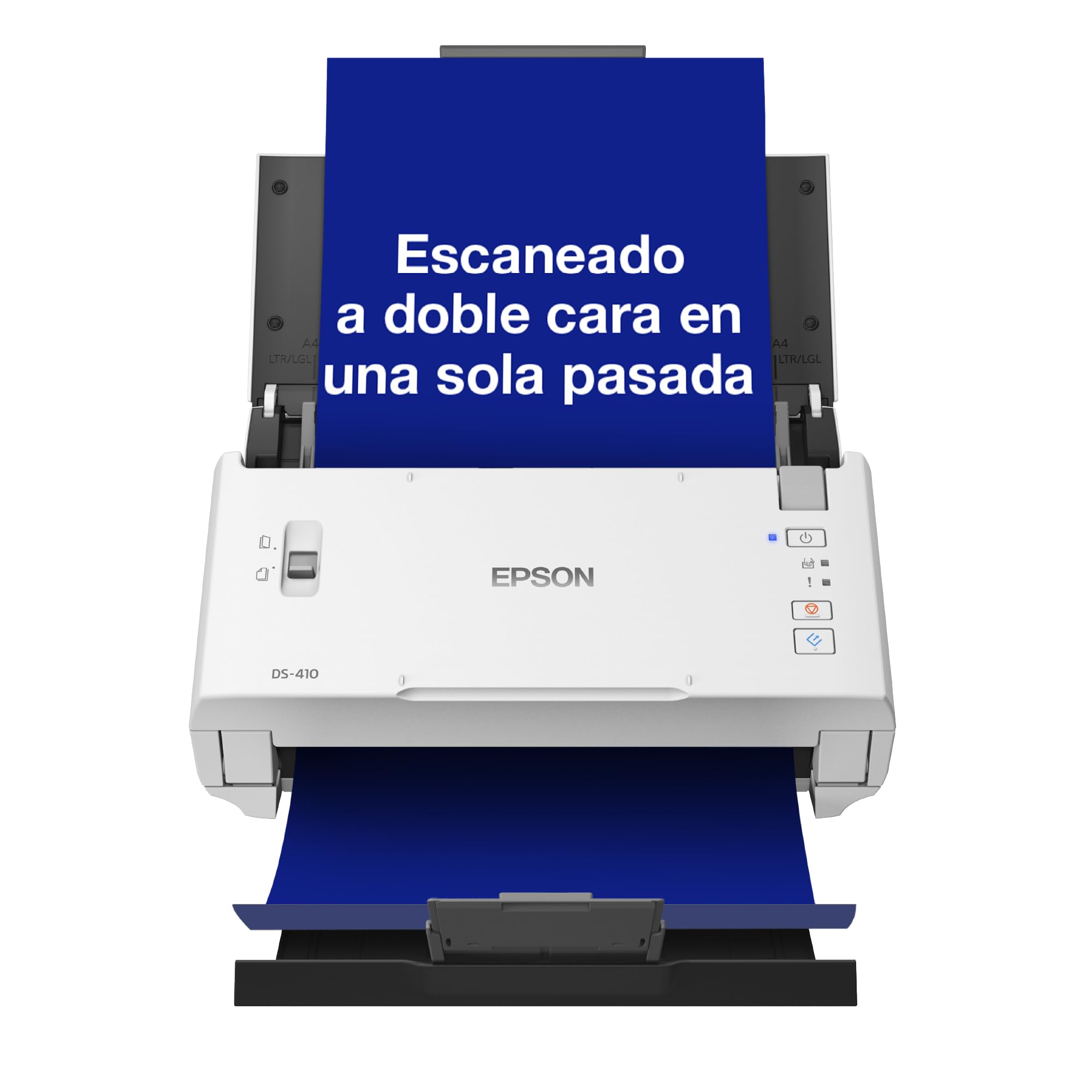 Epson Workforce DS-730N, Escáner Profesional Vertical de Color A4, USB y Ethernet, Alimentador automático de Documentos, escaneado Doble Cara (dúplex), Pantalla LCD Color, Blanco — view 8