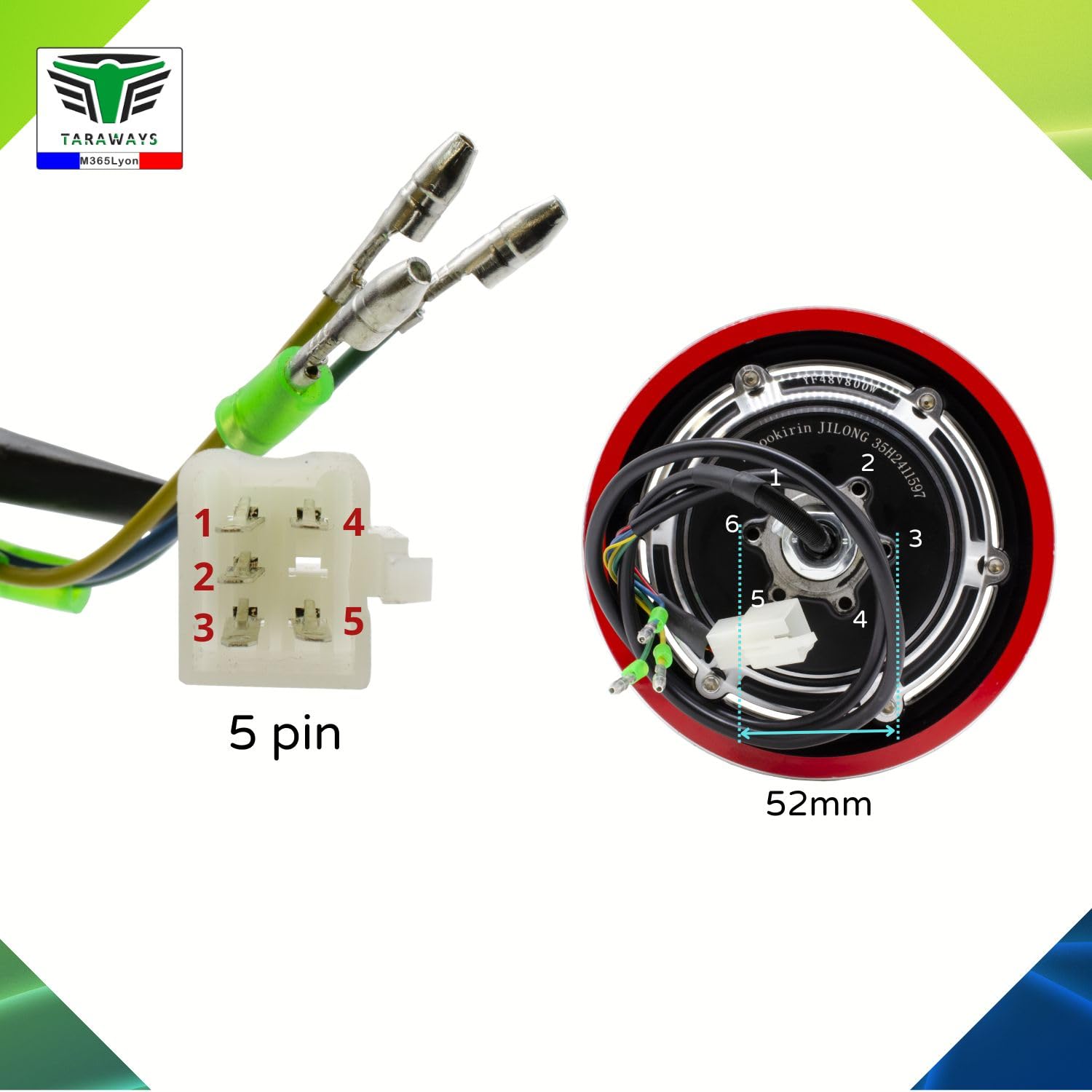 [M365Lyon] – Motore posteriore compatibile con monopattino elettrico Kugoo M4/M4pro