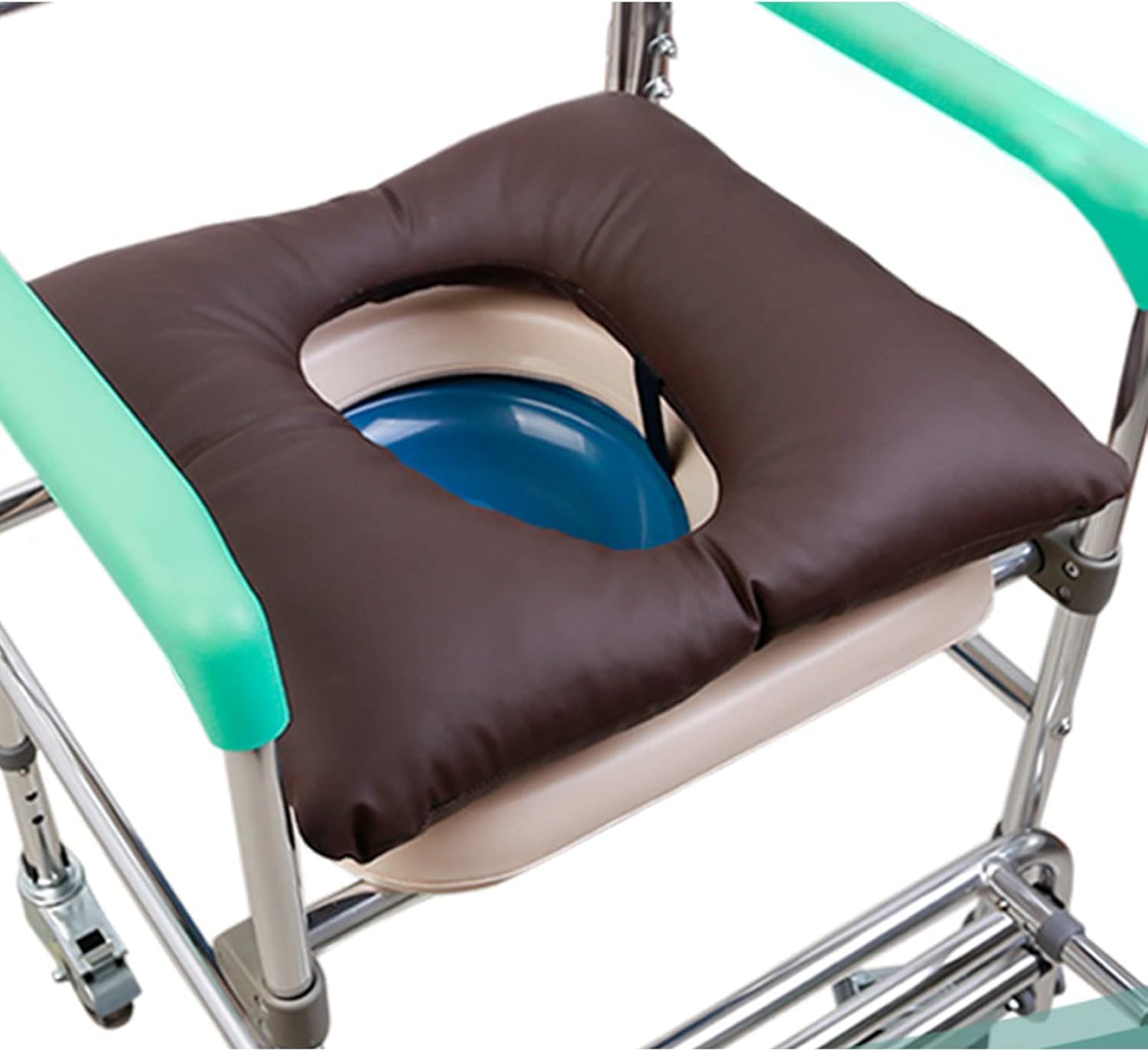 Cojín antiescaras, almohada de dona para aliviar el dolor, almohadilla de cadera para silla de ruedas, oficina en casa o silla de inodoro, apoyo cómodo para la recuperación de hemorroides, color