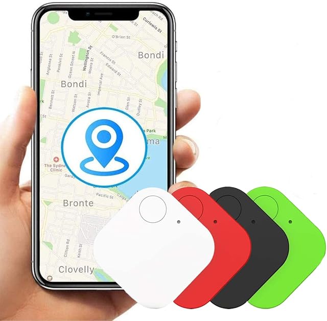 Key Finder Smart Bluetooth Tracker, Anti-Lost Key Finder Locator Phone Finder Item Finder Smart Tag Suitable for wallets, pets, luggage, Child locators, Works With Android & iOS (4 Pack)
