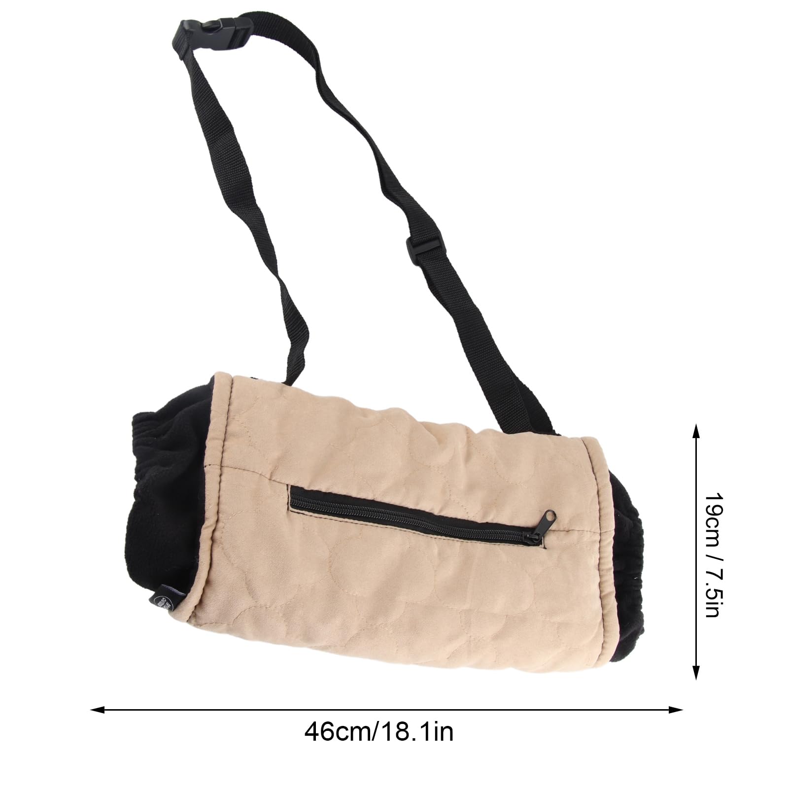 Manchon Chauffe-Mains en Fourrure - Chauffe-Bras en Peluche Avec Cordon Zippé pour Utilisation Intérieure et Extérieure en Hiver Manchon Chauffe-Mains en Fourrure - Chauffe-Bras en Peluche Avec Cordon Zippé pour Utilisation Intérieure et Extérieure en Hiver