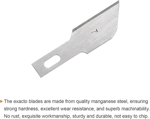 Miniatura 5 de 40 cuchillas de repuesto para cuchillos Exacto #7, cuchillas de repuesto de precisión Exacto, cuchillas de repuesto para bricolaje, arte, corte,