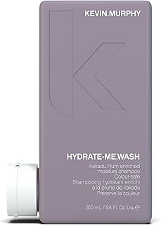 KEVIN.MURPHY HYDRATE-ME.WASH - Hydrating Shampoo for Natural & Coloured Hair - For Dull, Parched & Dry Hair - Deep Nourish Shampoos - 250 ml / 8.4 fl oz