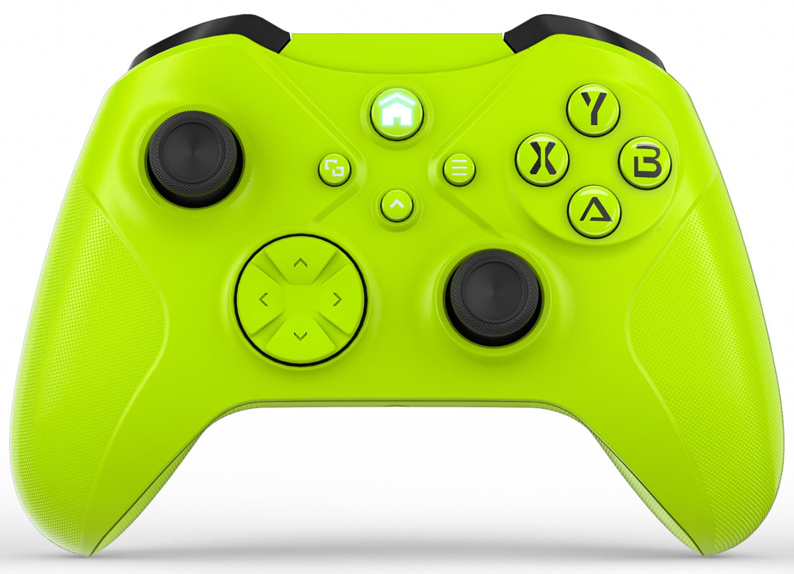 Dinosoo Wireless Controller for Android Windows PC Steam Games, Dual Vibration TURBO Macro Function Hall Trigger 3.5mm Headphone Jack-Electric Volt (Can't Connect to Xbox for Now)