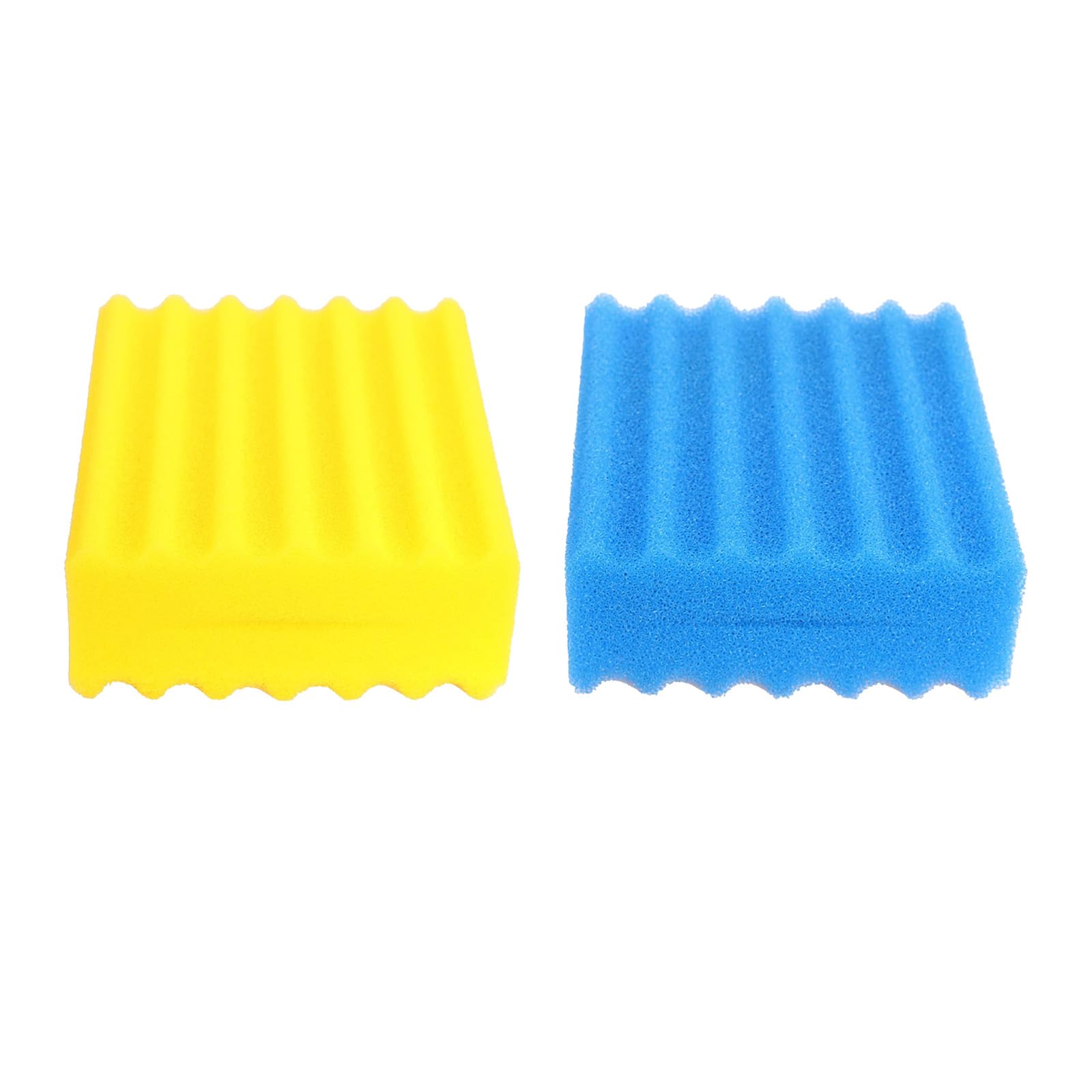 Dewangtradedd 1 Yellow And 1 Blue Compatible Cbf-200T Cbf-200T Replacement Filter Sponges Compatible With Sunsun Pond Filter Pond Filter Sponge Pond Filter Filters For Pond Pleasure