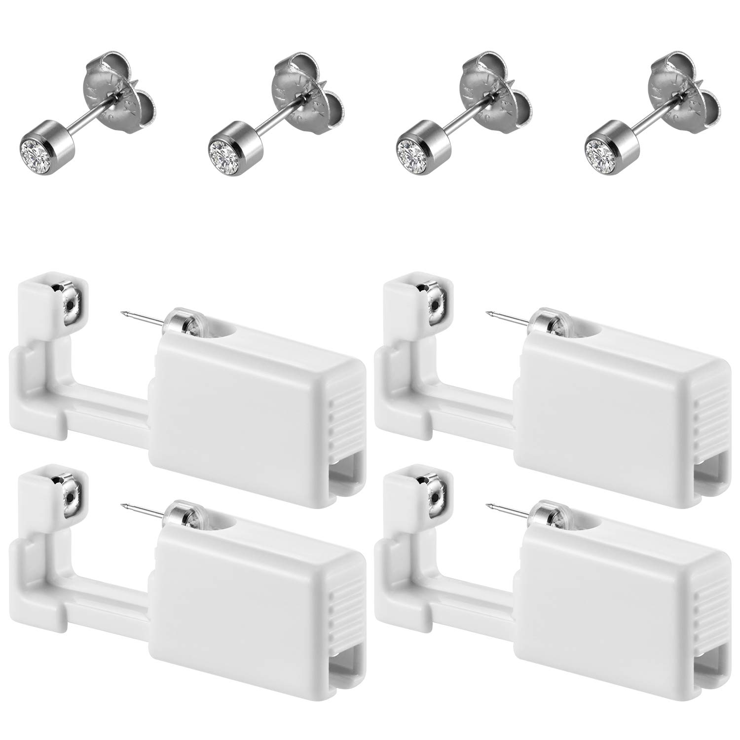 Buy 4PCS Ear Piercing Gun, Disposable Premium Ear Piercing Gun, Easy To