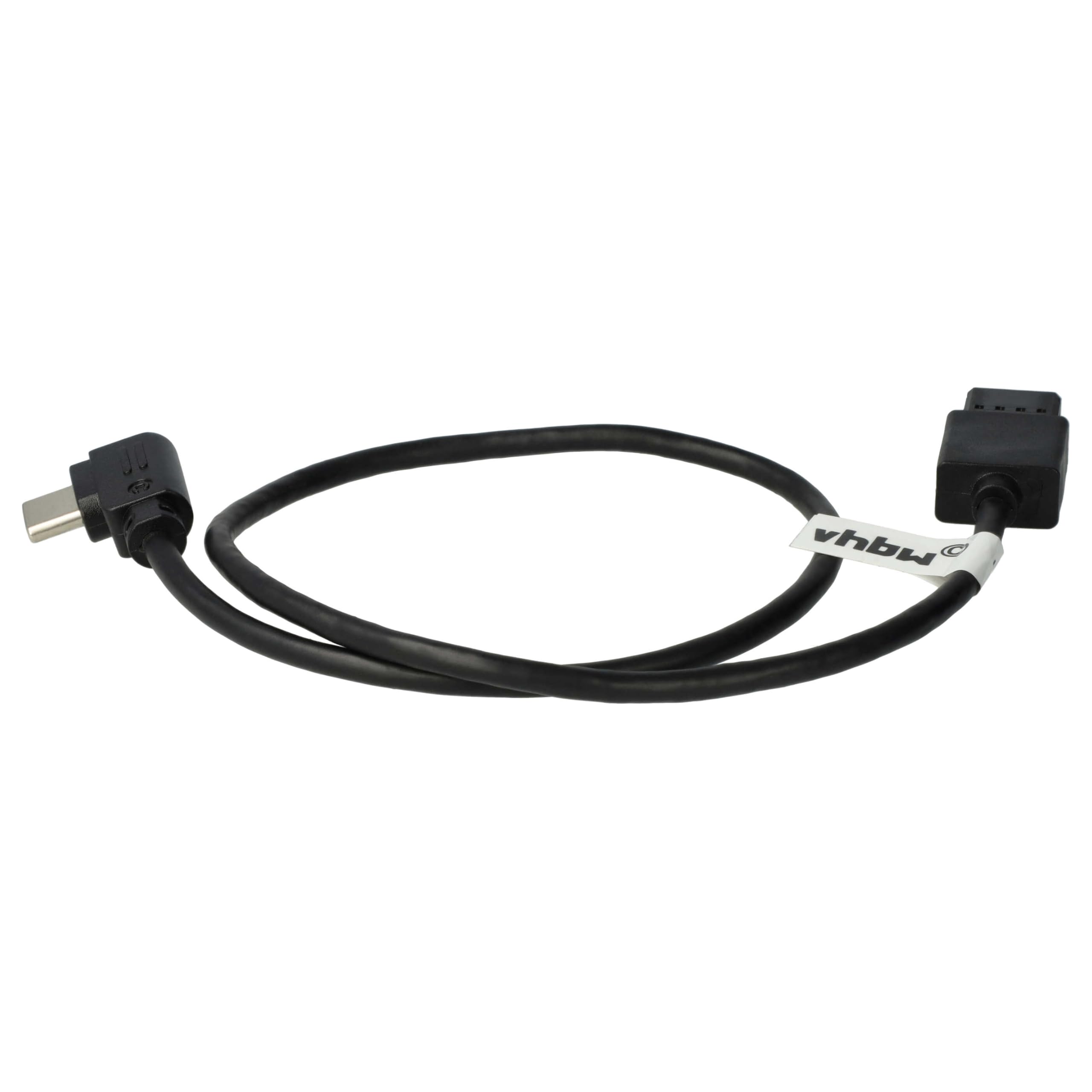 vhbw Câble de contrôle Compatible avec DJI Ronin -S, RSC 2, RS 3 Pro, SC Gimbal vers Appareil Photo Sony Canon Nikon Fujifilm Panasonic - 35 cm