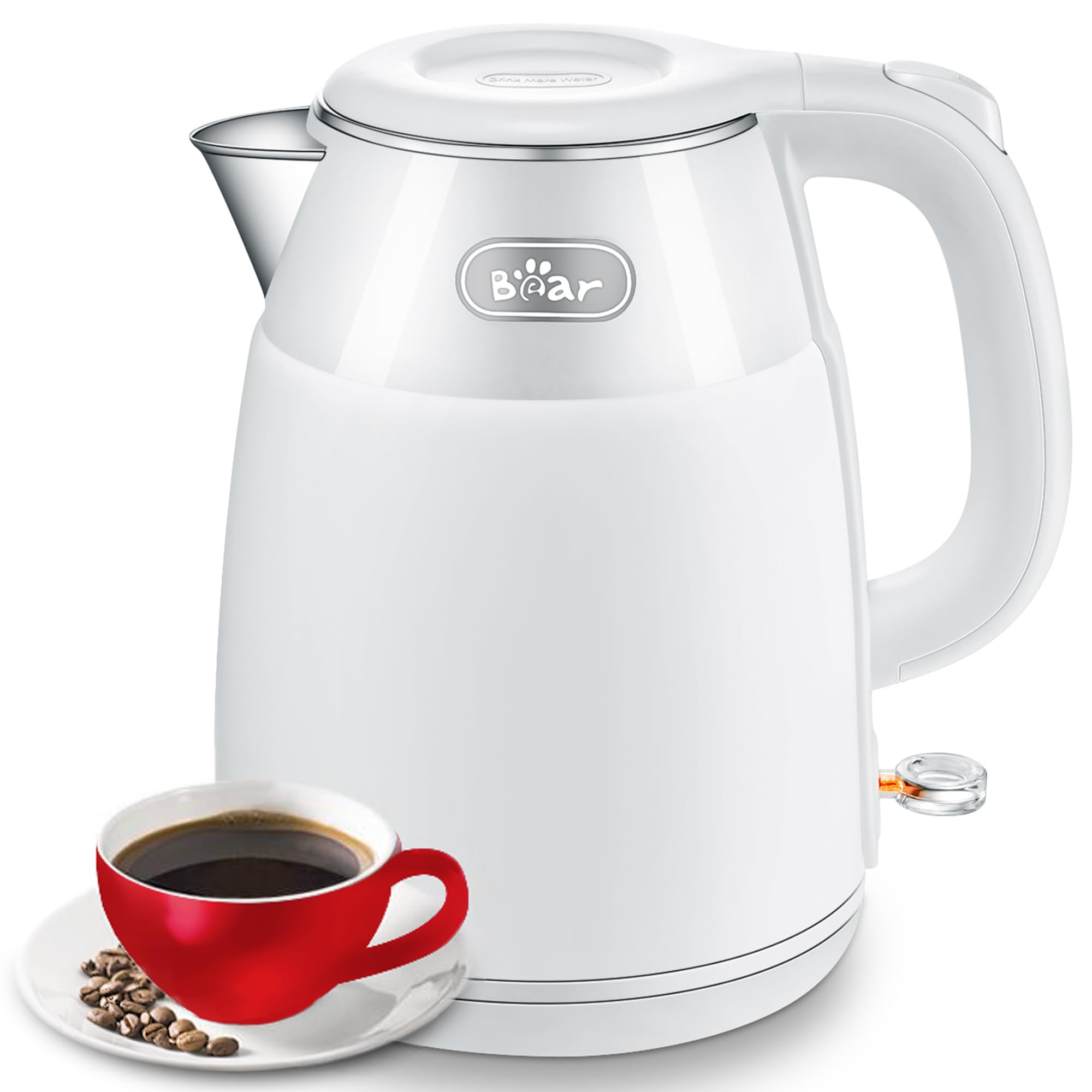 Bear® 1500W Electric Kettle for Hot Water Kettle 1.5 Liter Hot Water Boiler for Home 304 Stainless Steel Electric Tea Maker Machine with Auto Shut Off & Dry Boiling Prevention for Tea Pour Over Coffee (B0CXJ1WVGR) Amazon Price History, Amazon Price Tracker