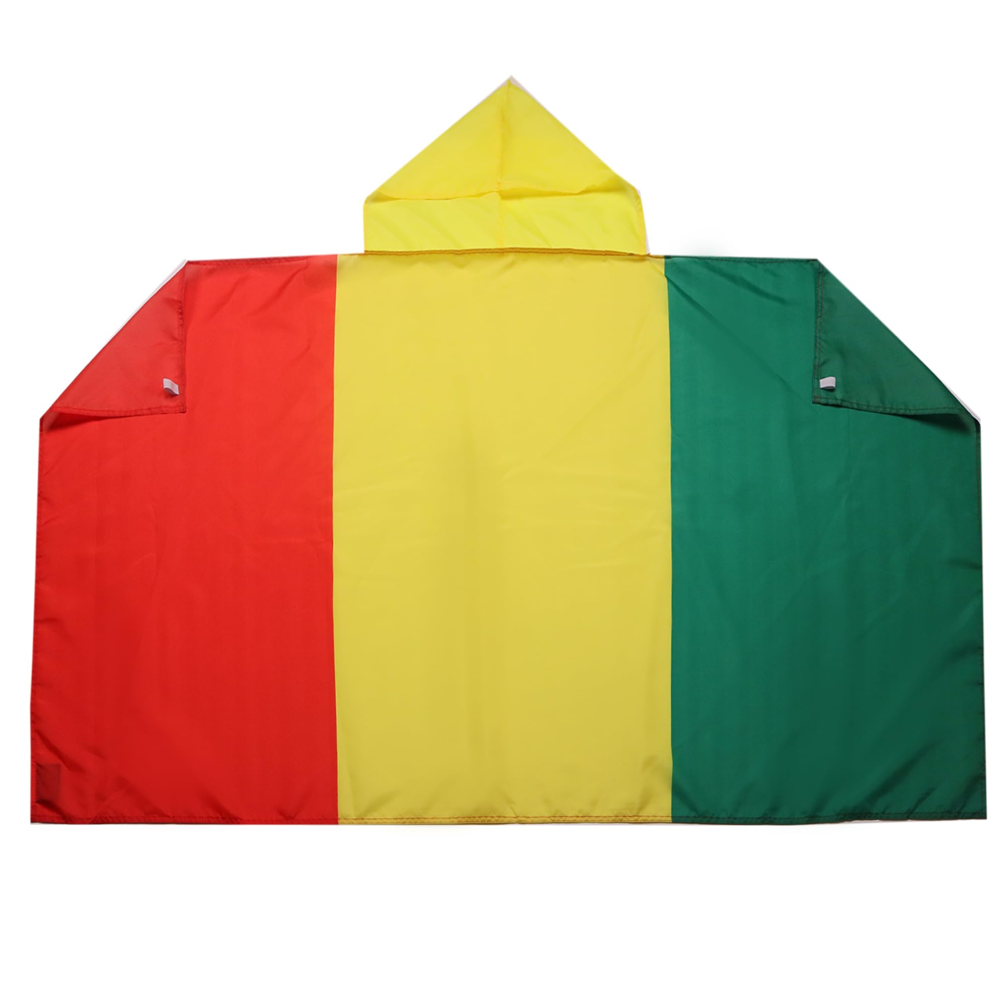 AZ FLAG - Guinea Body Flag - 3x5 Ft - Guinean Cap Flag - 100% Polyester with Inegrated Sleeves and Hood - Vivid Colors - 3' x 5' Feet - 150x90 Cm