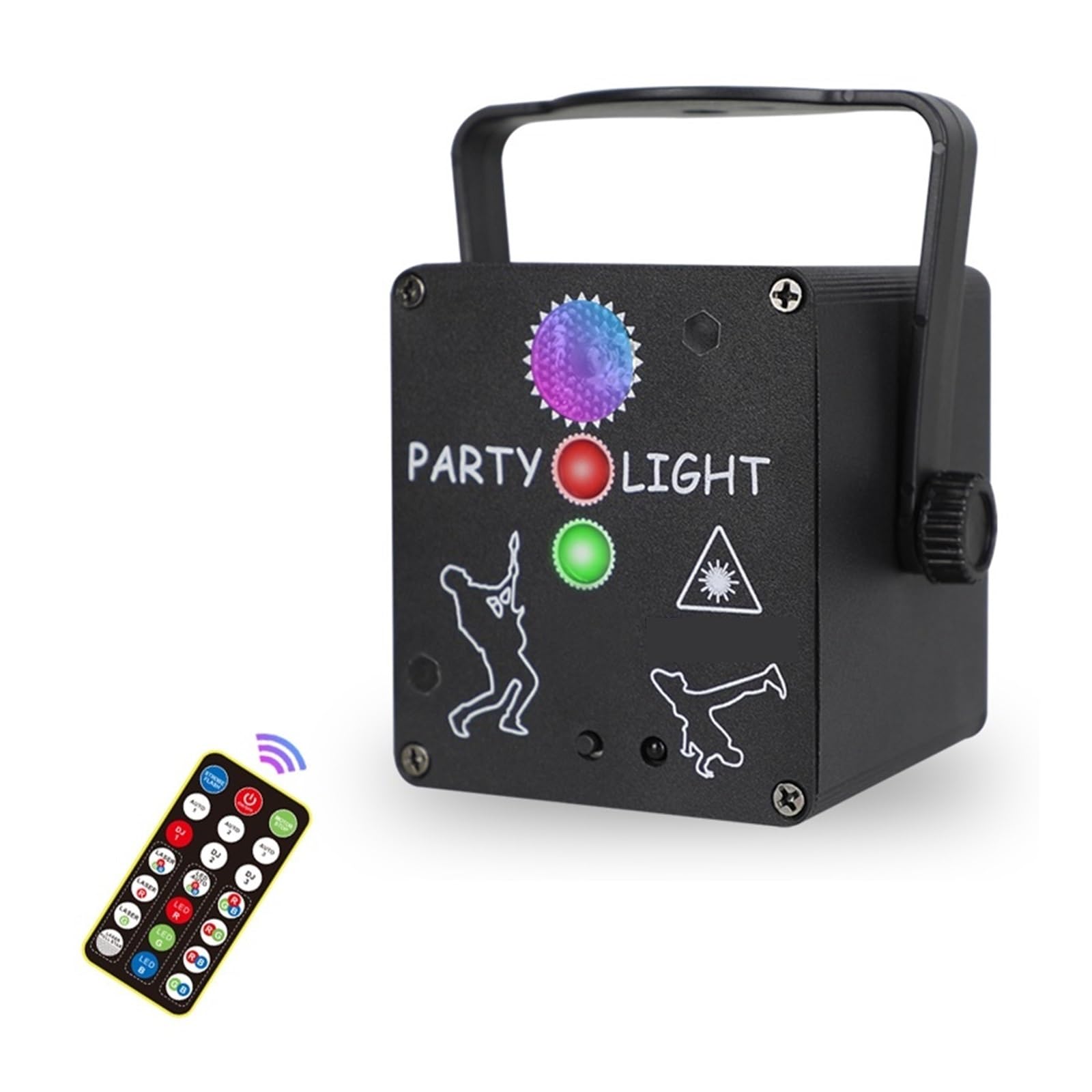 Bühnenbeleuchtung, Disco Lampen USB Mini Party Lichter Tragbare Projektor Bunte RGB DJ Stroboskope Bühne Beleuchtung for Bar Club Licht für Hochzeits-DJ-Party