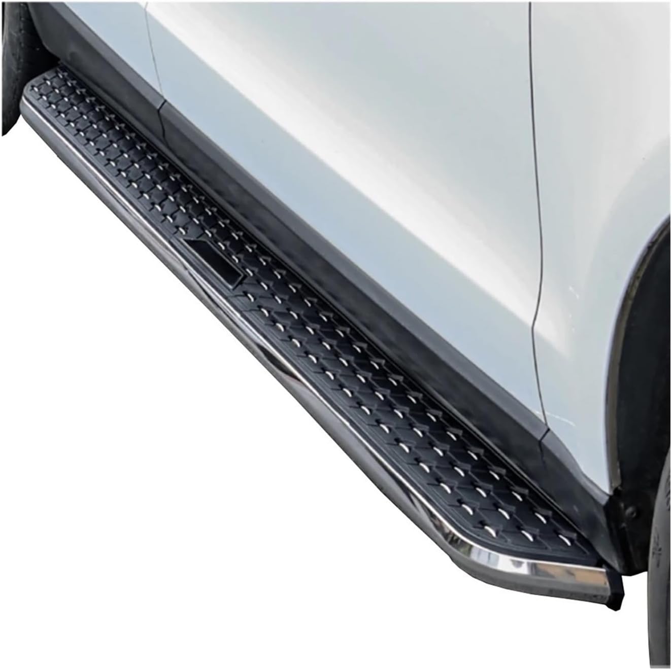 Aluminium Step Bars Compatible with Cadillac SRX 2010-2015 Running Boards Side Step Pedal No Drilling Accessories
