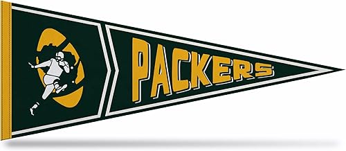 Miniatura 14 de Rico Industries NFL Retro - Alt 12" x 30" Felt Wall Décor Pennant - Great for Home/Bed Room/Man Cave Décor