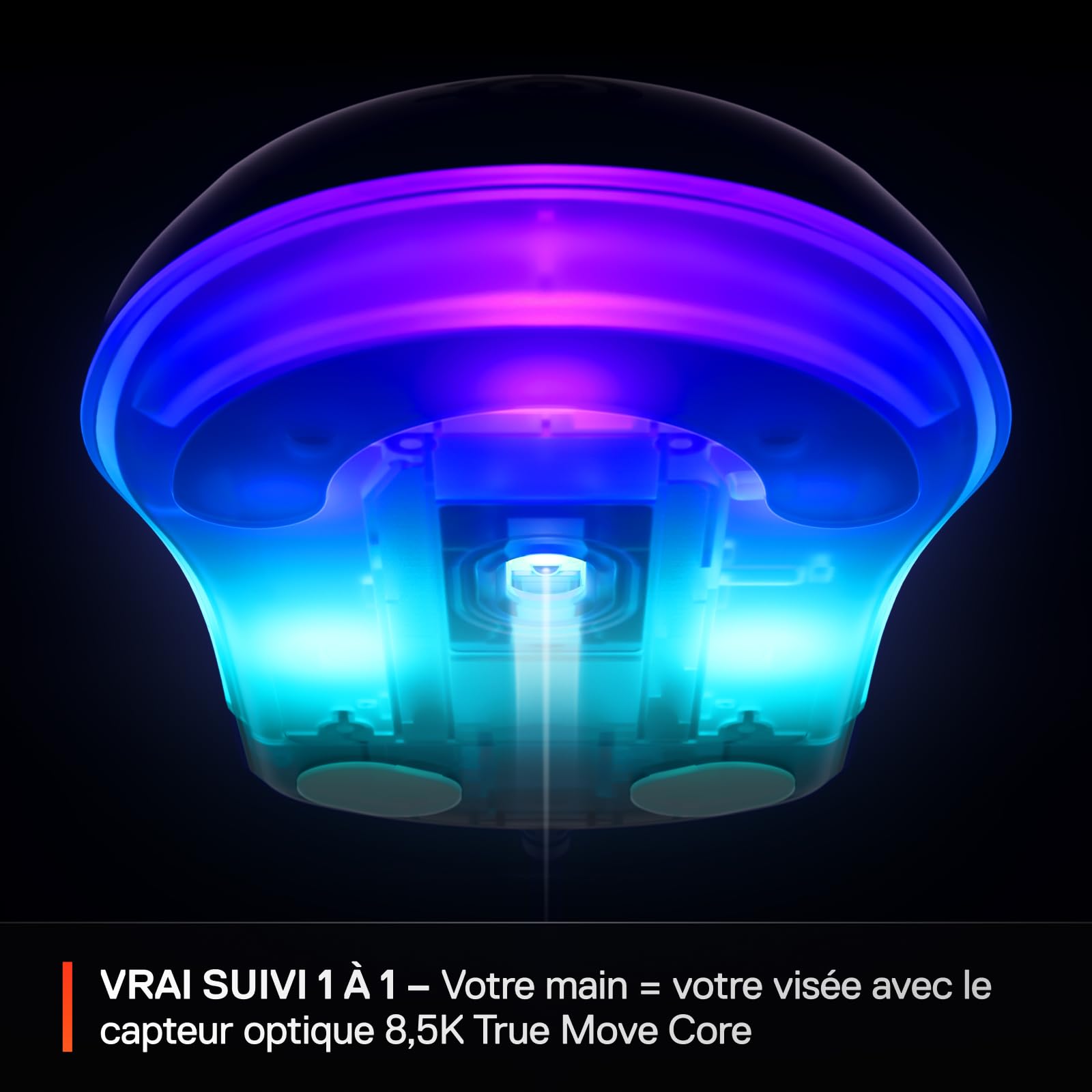 SteelSeries Rival 3 Gen 2 - Souris Gaming 8500 DPI - Capteur Optique TrueMove Core - Durabilité 60 Millions de clics - Faible Latence - Poids léger 77 g - Patins 100% PTFE - RGB - Noir