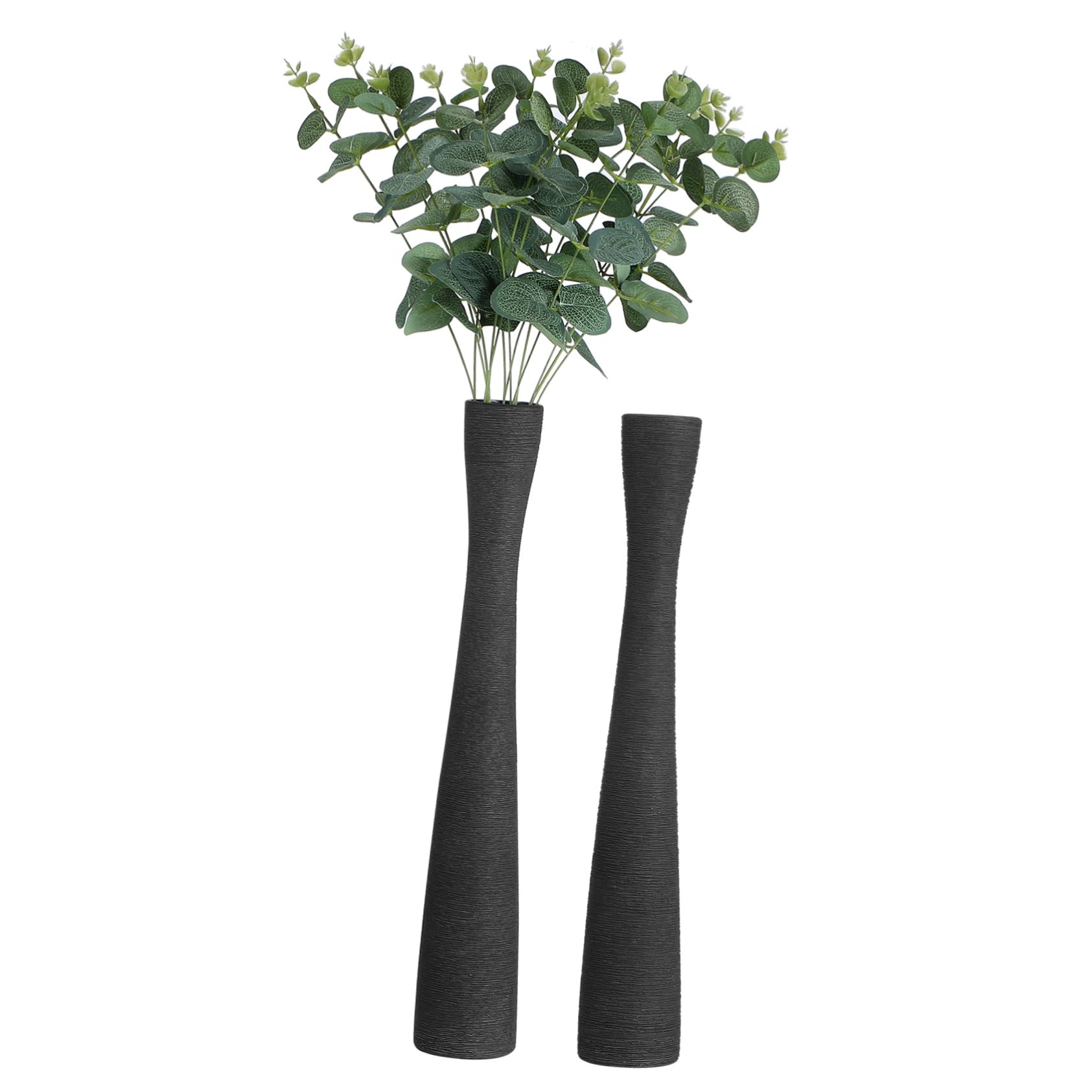 BESPORTBLE 2piezas Jarrones De Cerámica para Decorativos De Suelo Cuello Estrecho para Decoración De Interiores