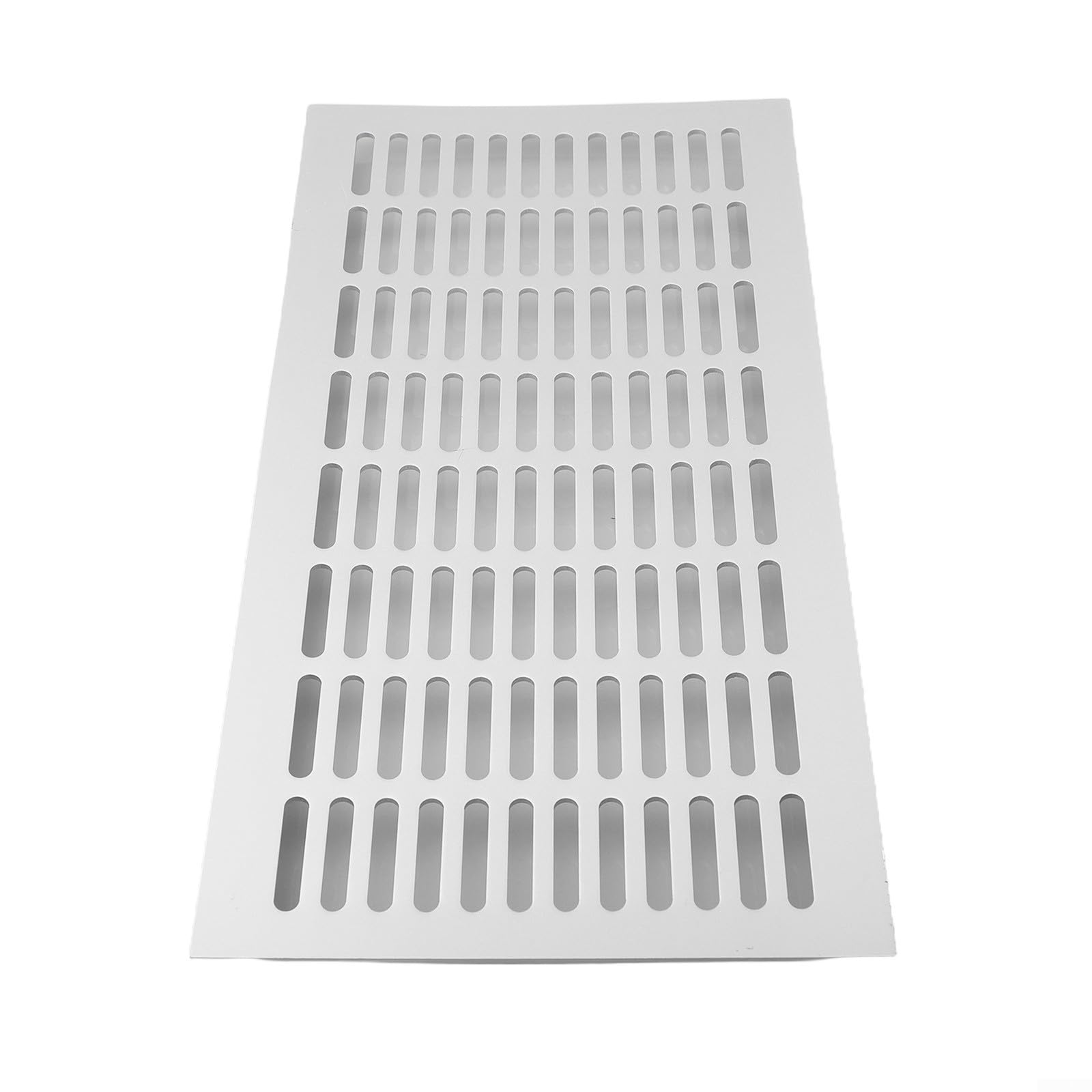 Grille d'aération anti-insectes en métal blanc pour mobilier sain