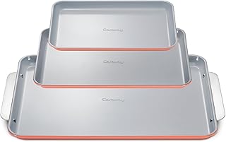 Caraway Non-Stick Ceramic Baking Sheet Trio - Naturally Slick Ceramic Co...