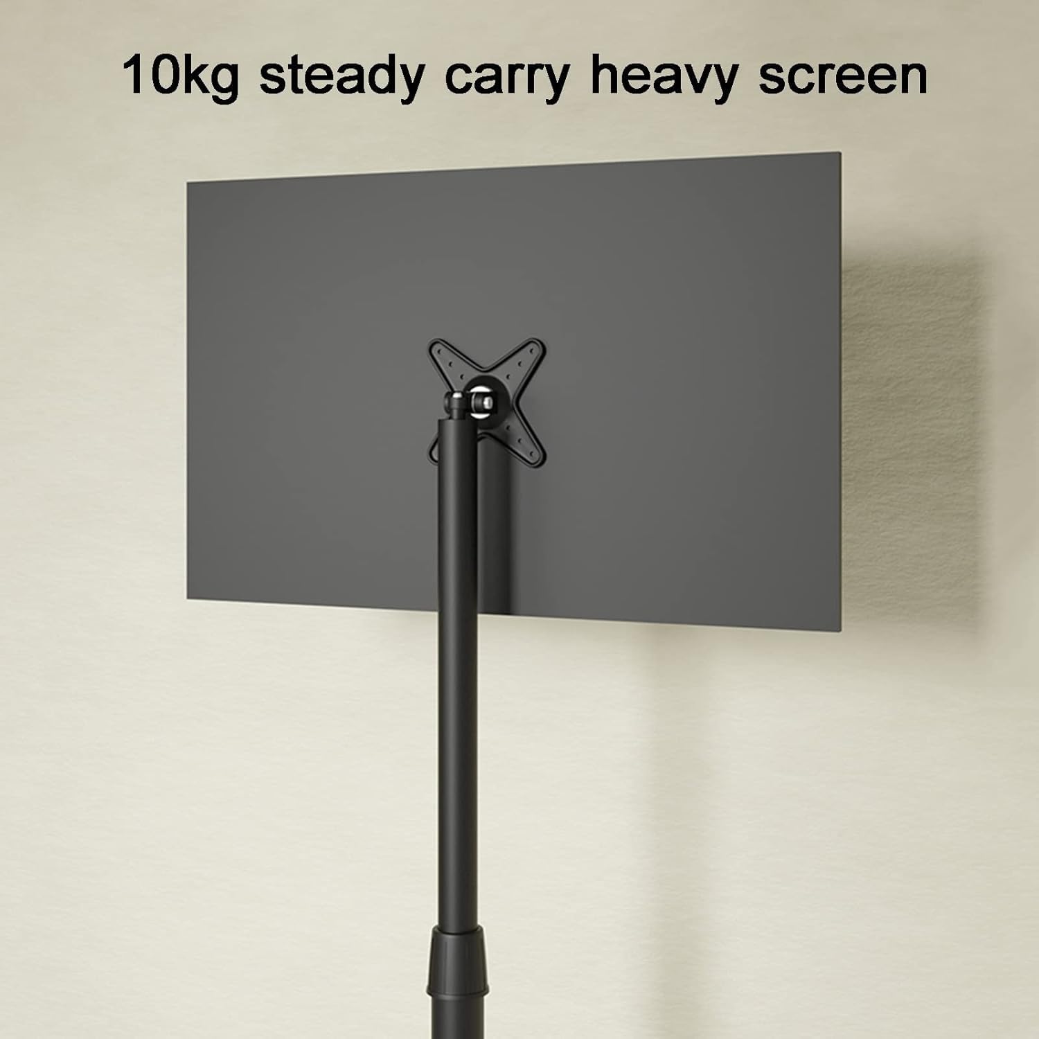 Braccio per Monitor, Supporto TV da Pavimento, Adatto per Schermi TV da 14 A 30 Pollici, Base con Regolazione in Altezza Girevole.