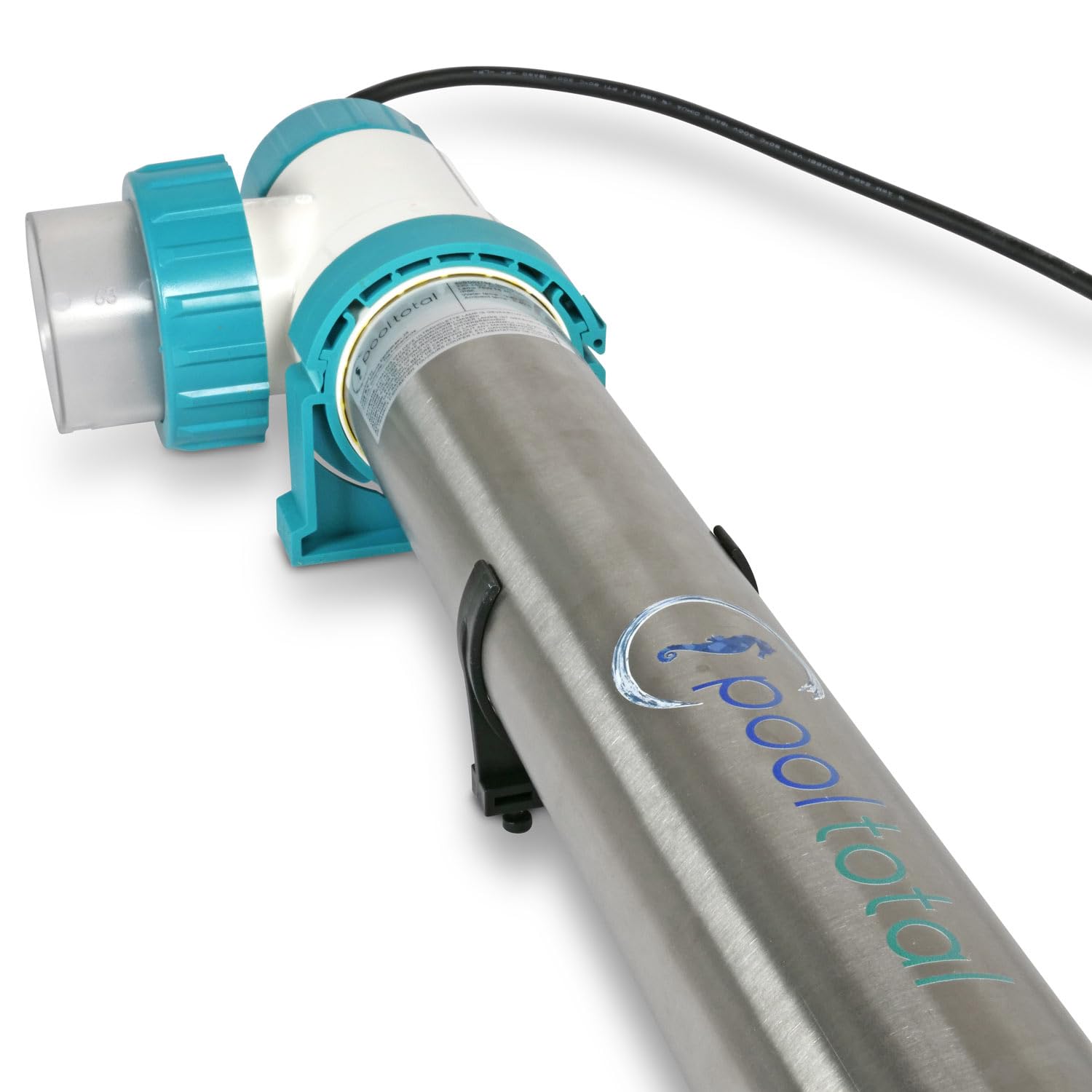 Premium UVC Klärer Wasserklärer mit UV Lampe Teichklärer Entkeimungsgerät für Schwimmbecken und Pool Vorklärgerät Effizient Umweltfreundlich Sauber Klares Wasser (75W Duplex (Salzwasser))