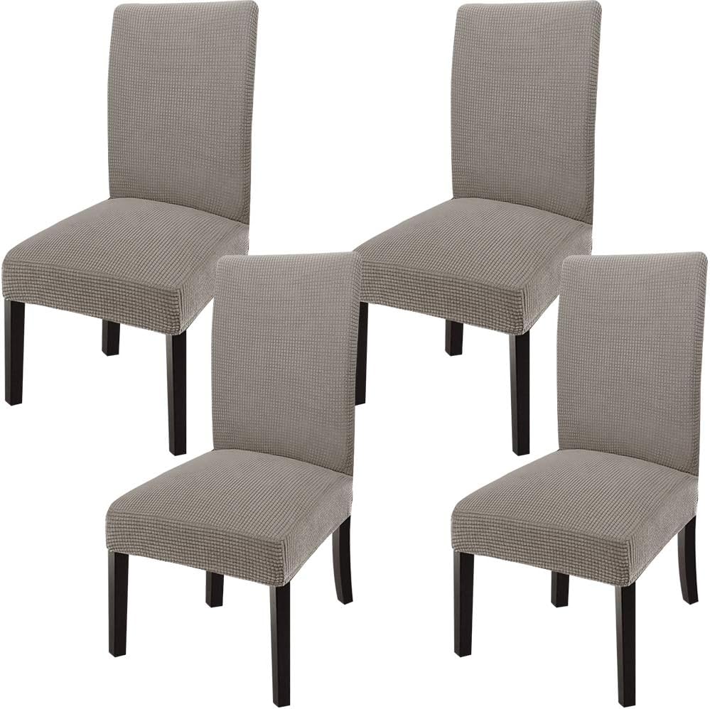 Buy Chair Covers For Dining Room Chair Slipcovers Washable Removable Parsons Kitchen Chair Seat Cover Taupe Buy Chair Covers For Dining Room Chair Slipcovers Washable Removable Parsons Kitchen Chair Seat Cover Taupe