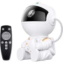 Astronaut Galaxy Projector, Spaceman Star Projector Night Light, 360  Adjustable with 8 Lights Modes emote Control, USB Powered for Kids Adults Bedroom Home Party Ceiling Decoration
