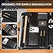Geslun Personalized Vegan Leather Portfolio, Legal Size 8.5 x 14 Pad Holder, Custom Business Padfolio for Men Women, Zippered 14