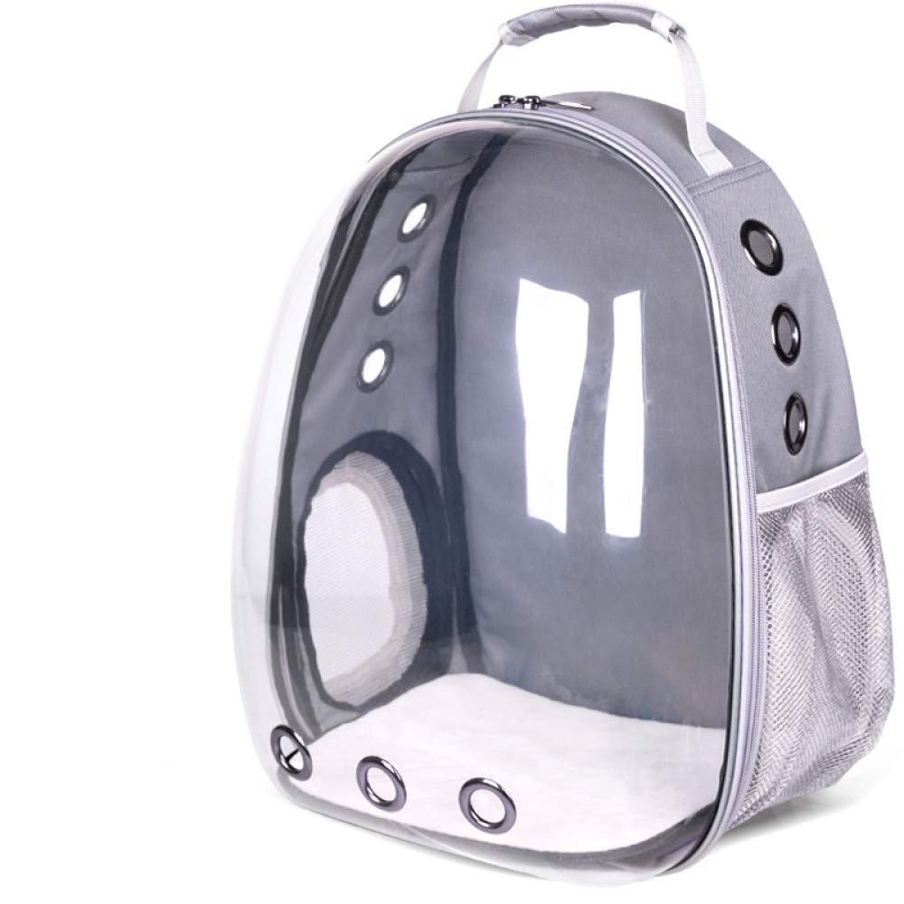 ZZAI Bolso Panorámico Transparente para Mascotas - Bolso Space Bag Dog Cat out - Mochila De Cabina Portátil