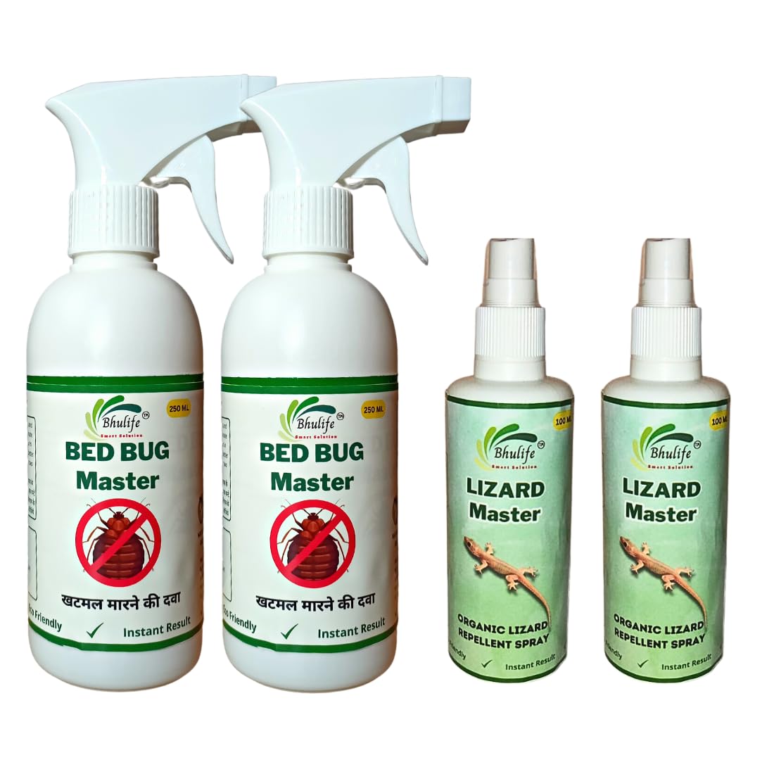 Organic Bedbug Killer Strong Spray 250mlX2 & Best Lizard Repellent