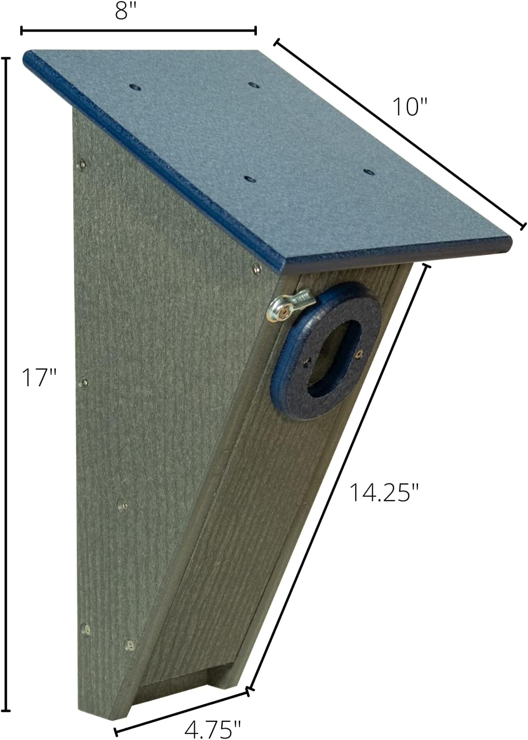 JCs Wildlife Peterson Bluebird House (Gray and Blue)