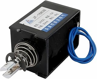 Tool parts DC24V 10A 20mm 8kg Push Pull Type Frame Solenoid Electromagnet Magnet JF-1683B