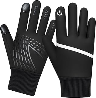 WESTWOOD FOX WFX - Guantes térmicos de invierno para niños, antideslizantes, cálidos, resistentes al viento, guantes de ciclismo para niños y niñas, 6-12, para correr, deportes de fútbol al aire libre