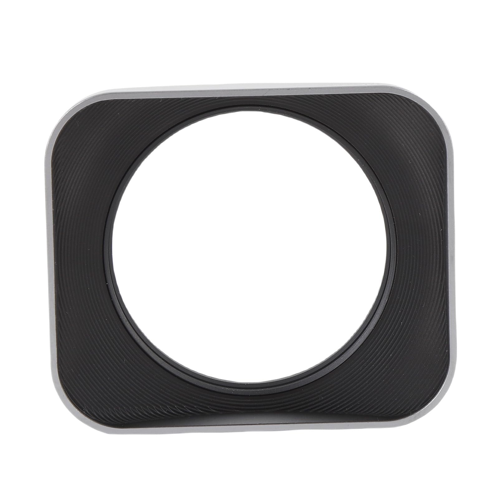 Generic Paraluce Quadrato per Fotocamera - Protezione Paraluce in Lega di Alluminio con Cappuccio, Protezione Antiriflesso e Antigraffio (52 mm)
