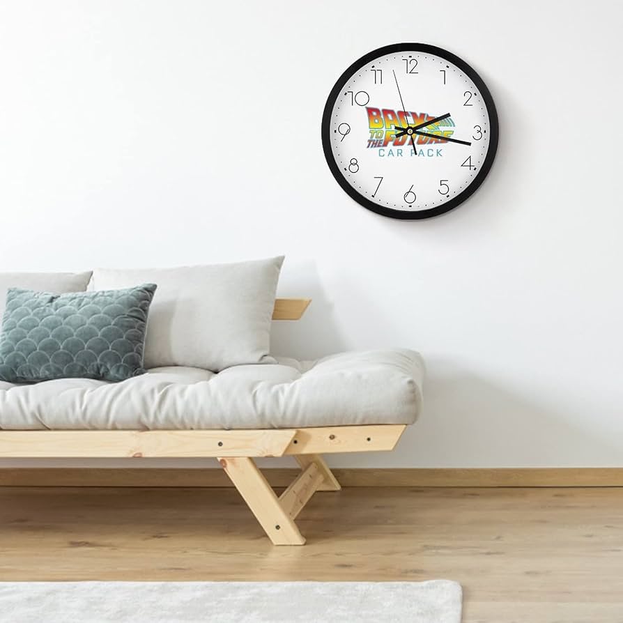 Amazon.co.jp: 壁掛け時計 バックトゥザフューチャー 時計