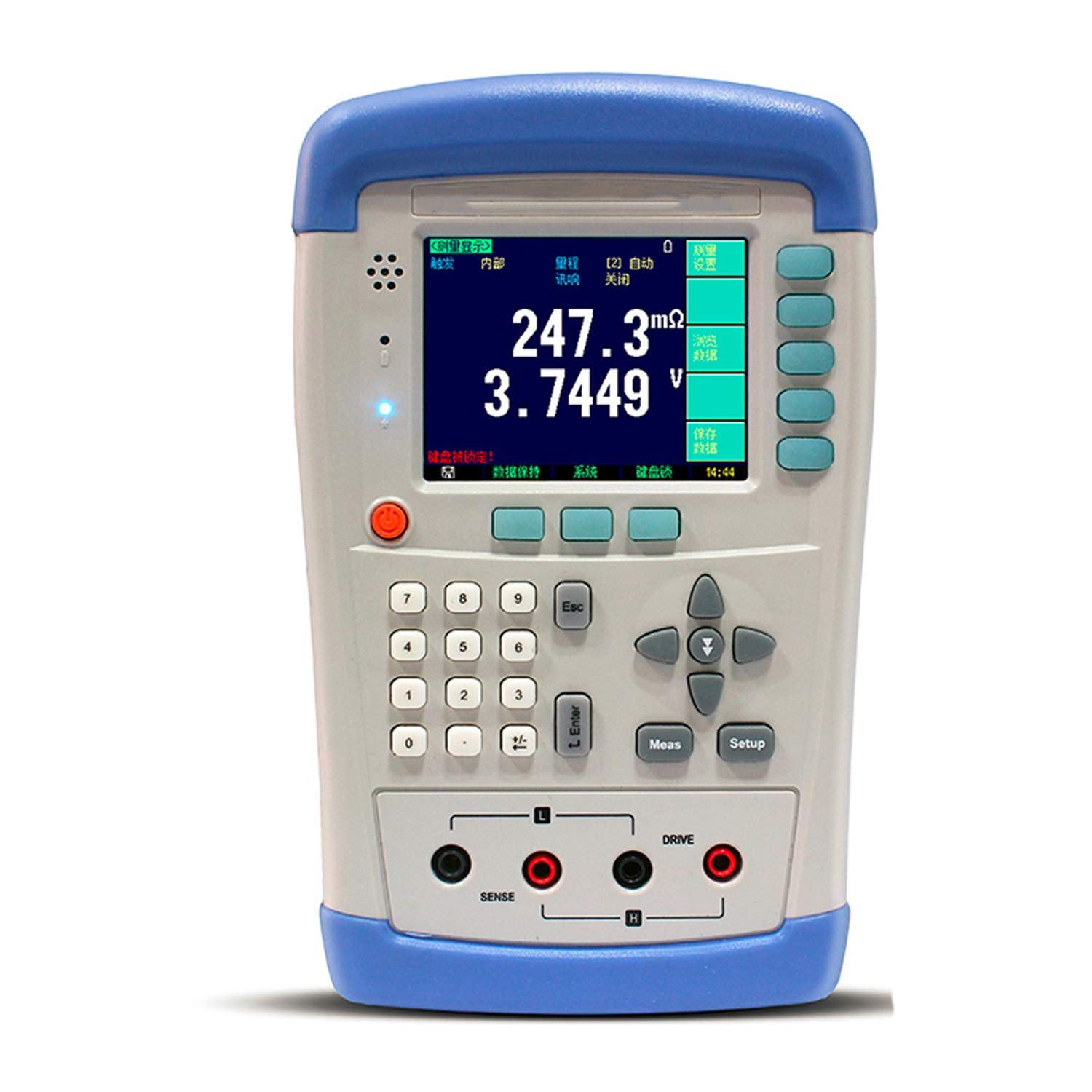 Handheld Tester baterii Przenośne Cyfrowe Miernik Oporu AC Napięcie DC Tester baterii 100-240v50 / 60 Hz 0.35a