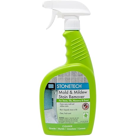 STONETECH Mold & Mildew Stain Remover: Banish Bathroom Blemishes
